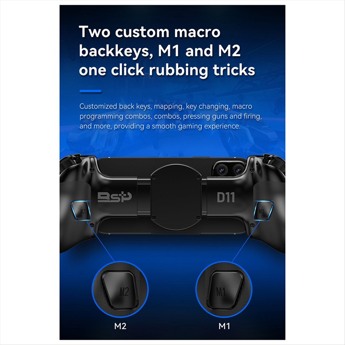 Trigger Extender Button - workjob New D11S Extendable Gaming Controller