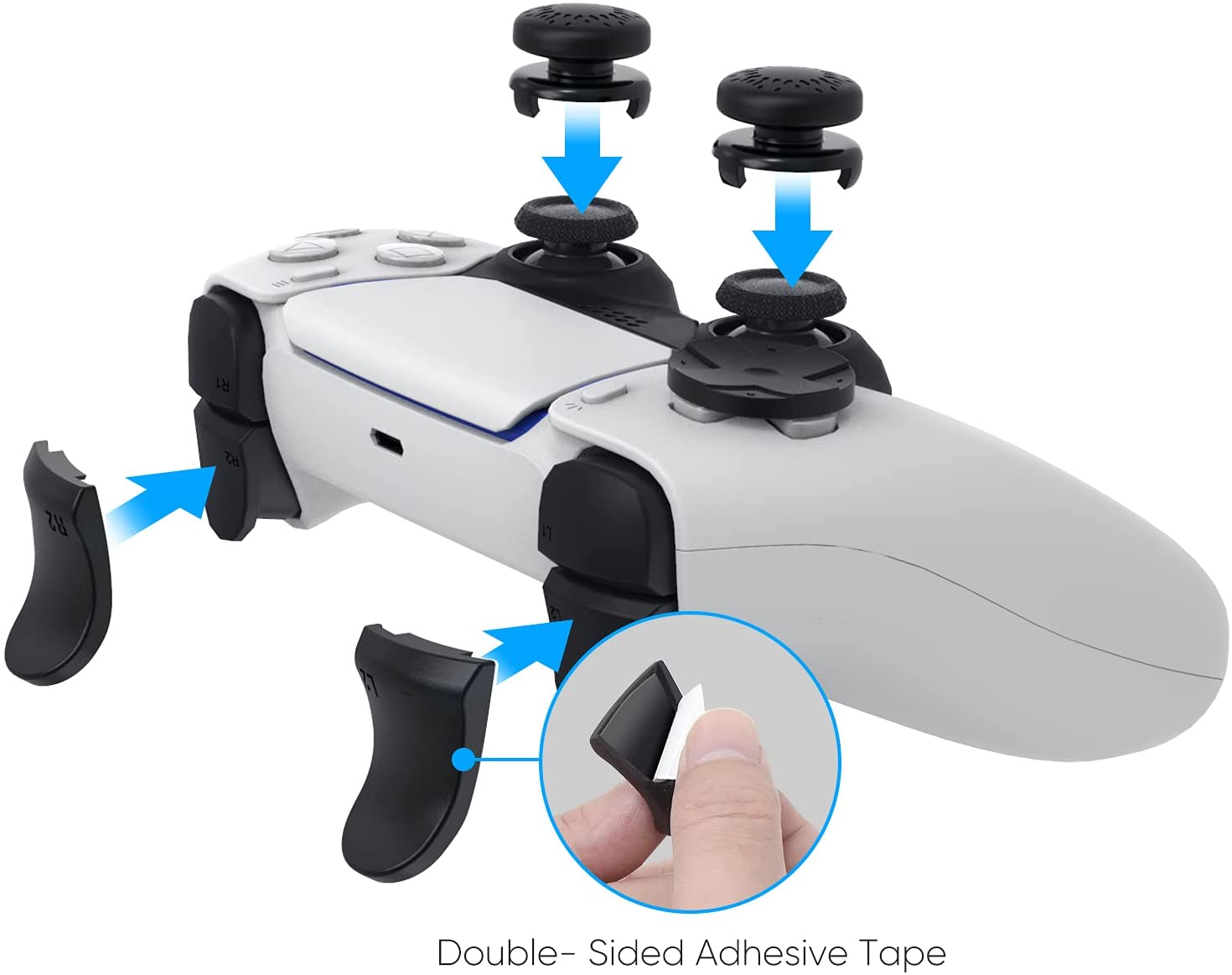 Trigger Extender Button - PS5 Bộ Phụ Kiện Bộ, Tương