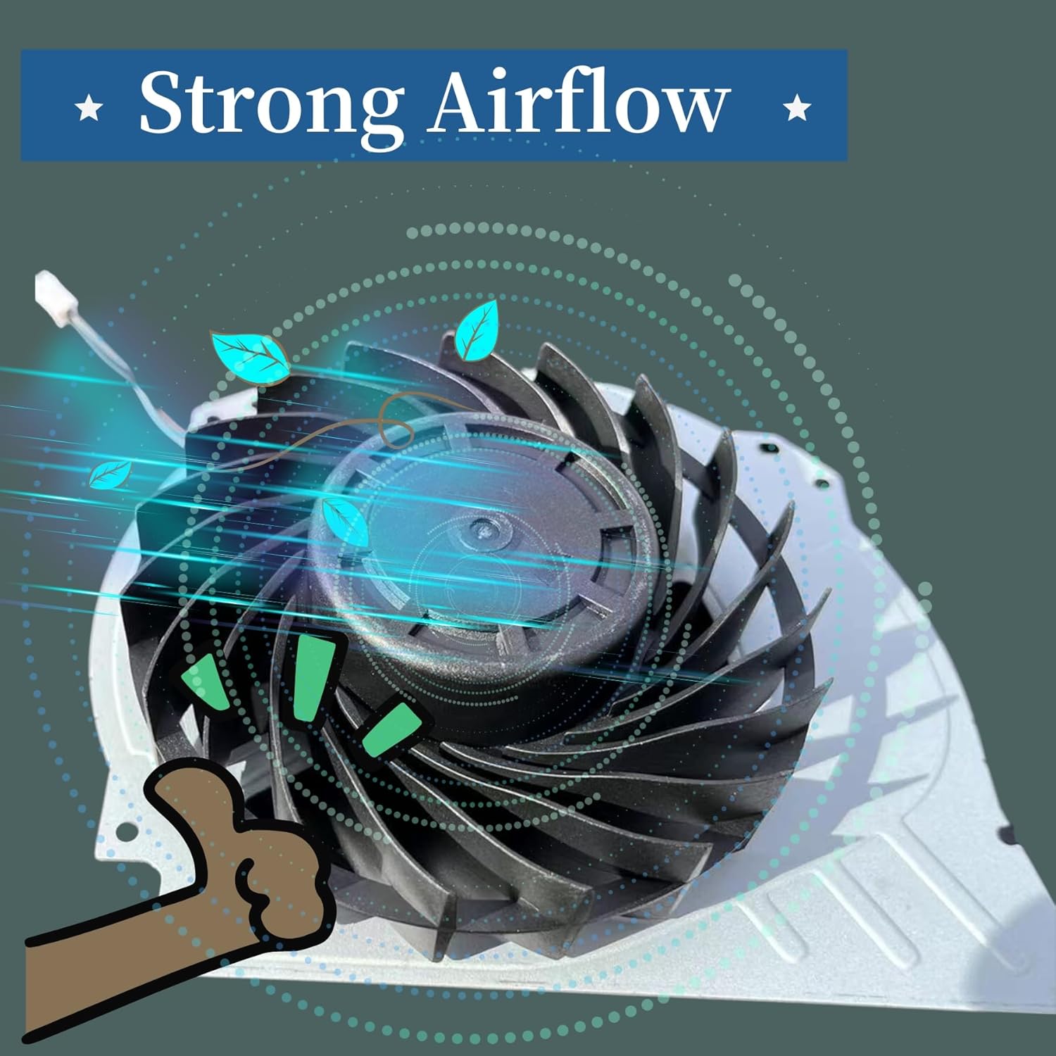 Original Inner Cooling Fan for - đánh giá và giá Gaming Console Monitor